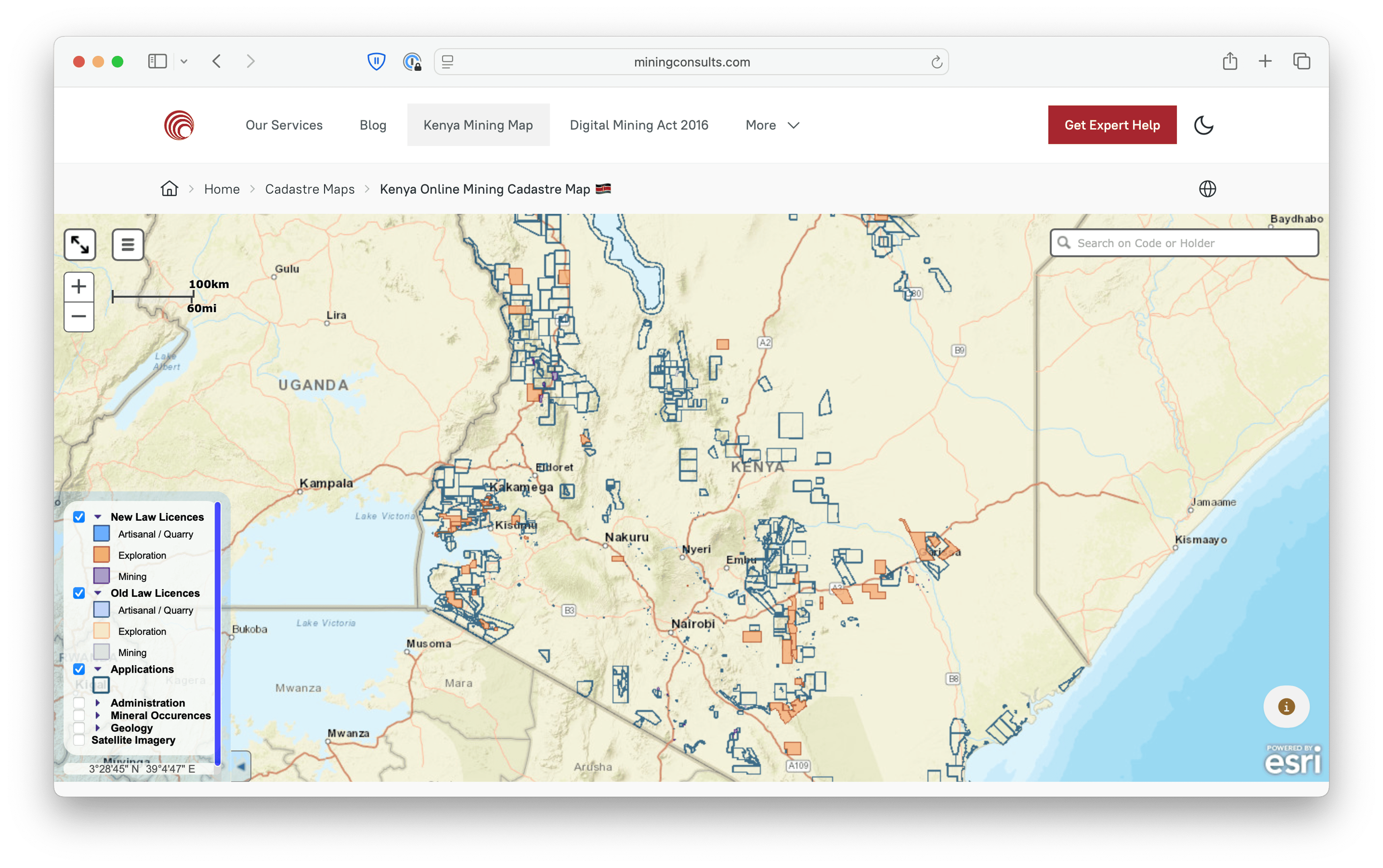 Mining Consults Website image