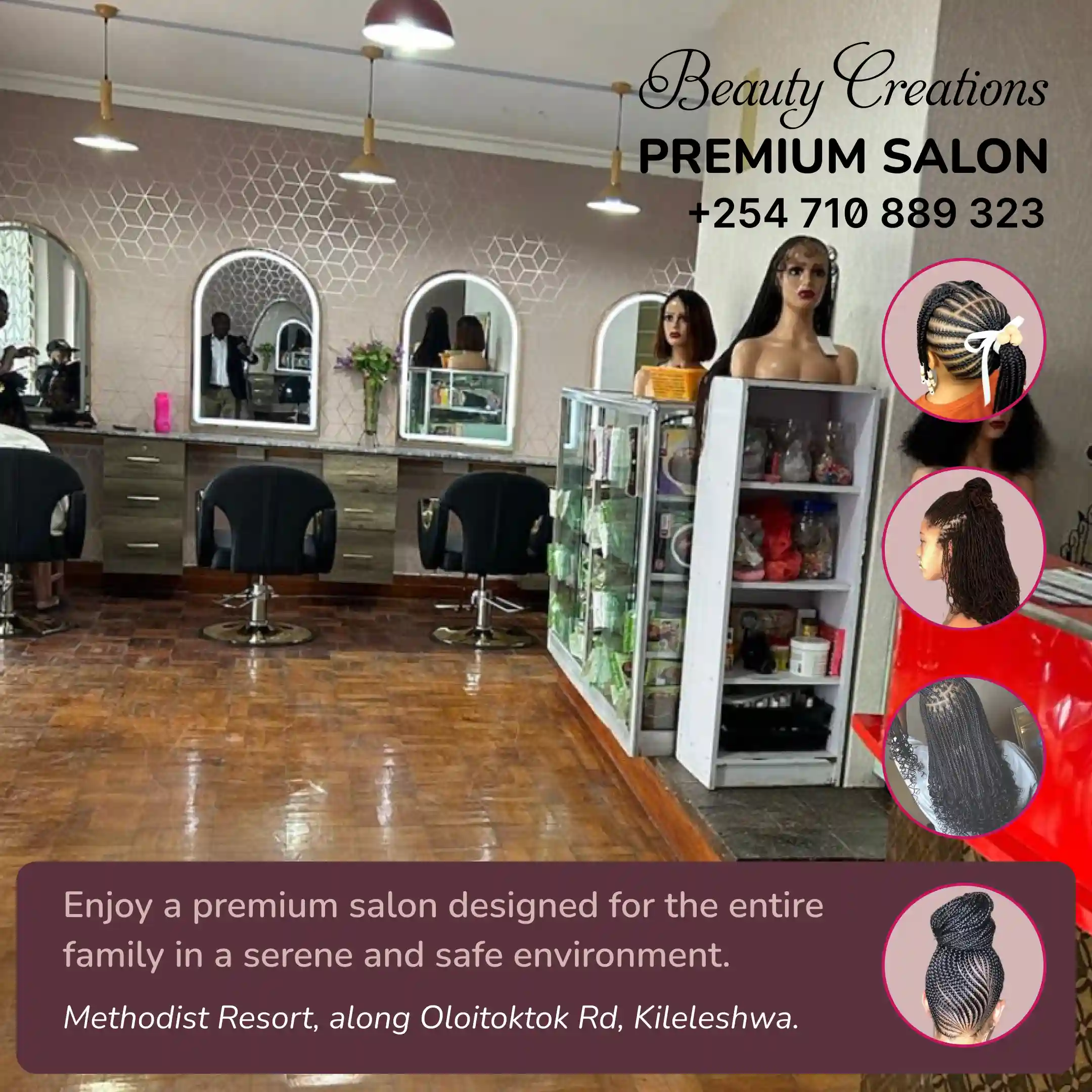 Beauty Creations Family Salon celebrating general post